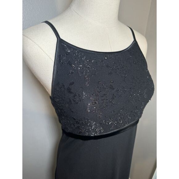 I.N. San Francisco Y2K Junior Dress Medium Whimsical Goth Fairy Empire Waist VTG - Picture 4 of 14